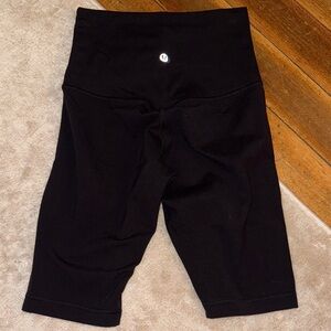 Lululemon Black High-Waisted Biker Short